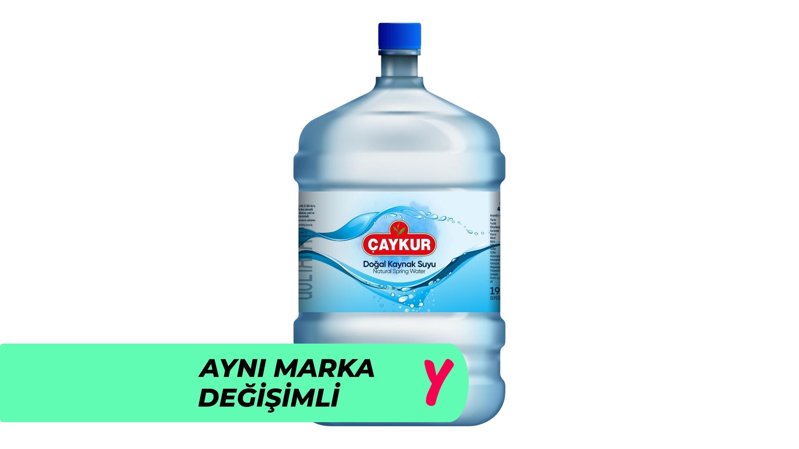 Çaykur Damacana Su 19 L