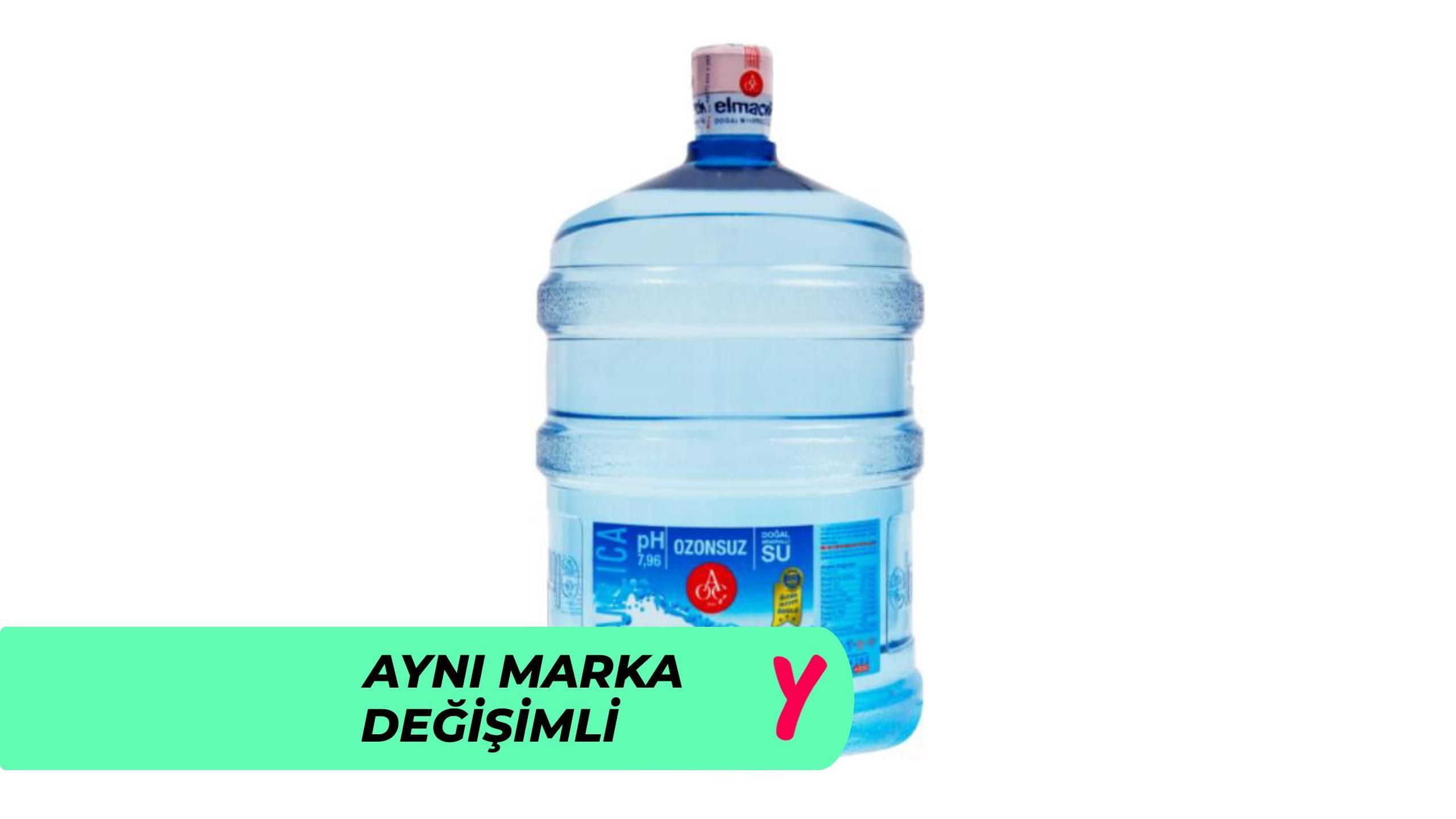 Elmacık Aynı Marka Damacana Su 19 L
